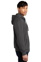 Ht Charcoal District V.I.T. Fleece Full-Zip Hoodie DT6102