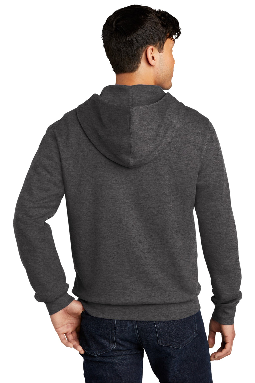 Ht Charcoal District V.I.T. Fleece Full-Zip Hoodie DT6102
