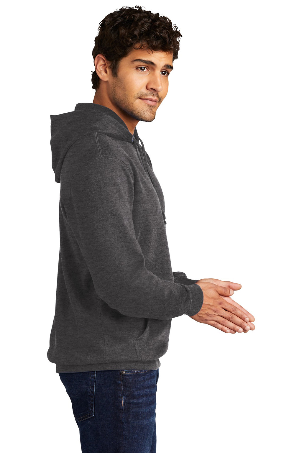 Ht Charcoal District V.I.T. Fleece Hoodie DT6100