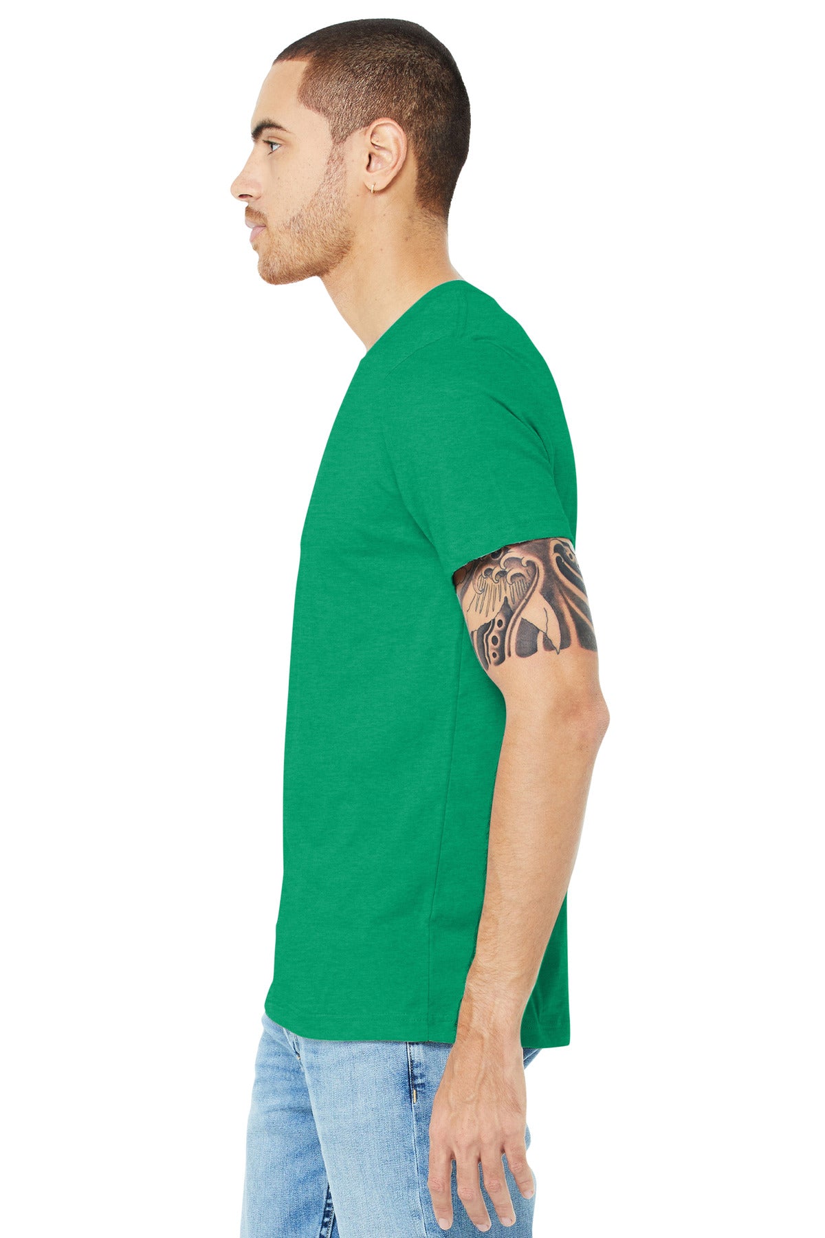 Ht Kelly BELLA+CANVAS Unisex Heather CVC Short Sleeve Tee. BC3001CVC