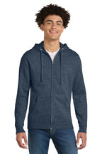 Ht Navy District V.I.T. Fleece Full-Zip Hoodie DT6102