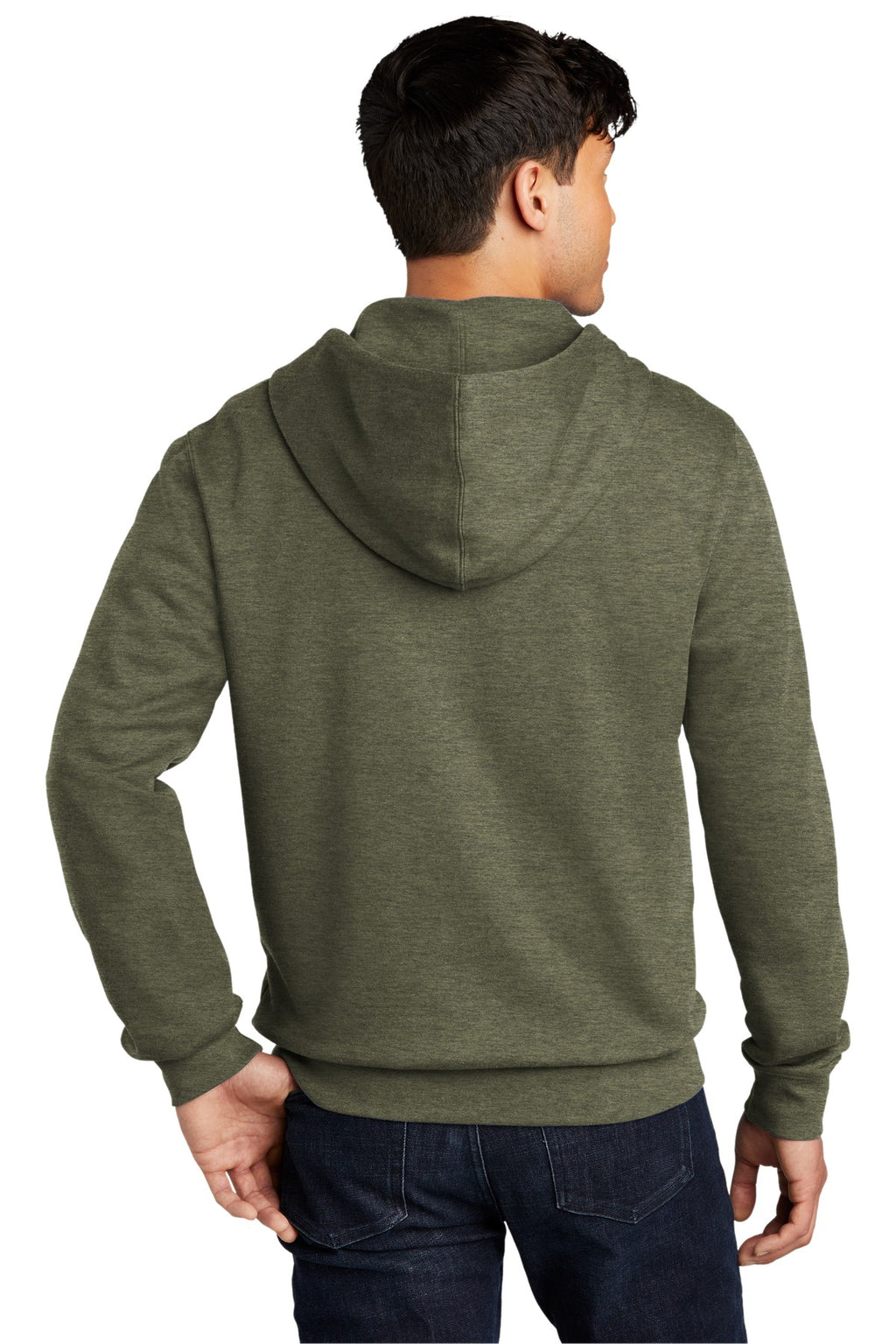 Ht Olive District V.I.T. Fleece Full-Zip Hoodie DT6102