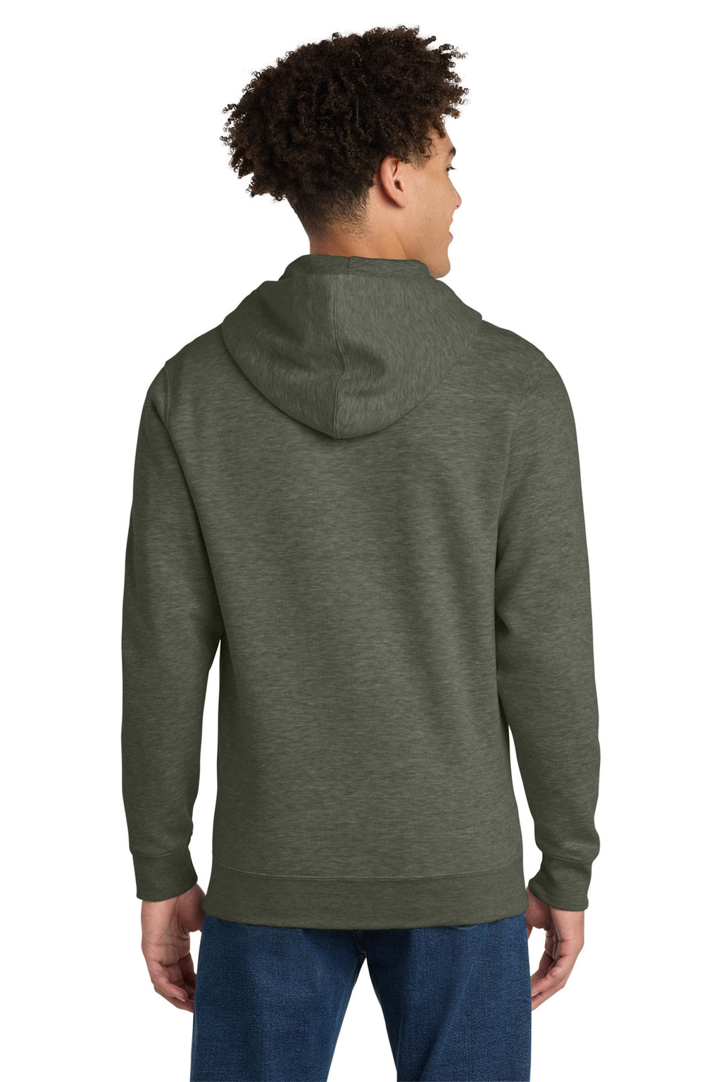 Ht Olive District V.I.T. Fleece Full-Zip Hoodie DT6102