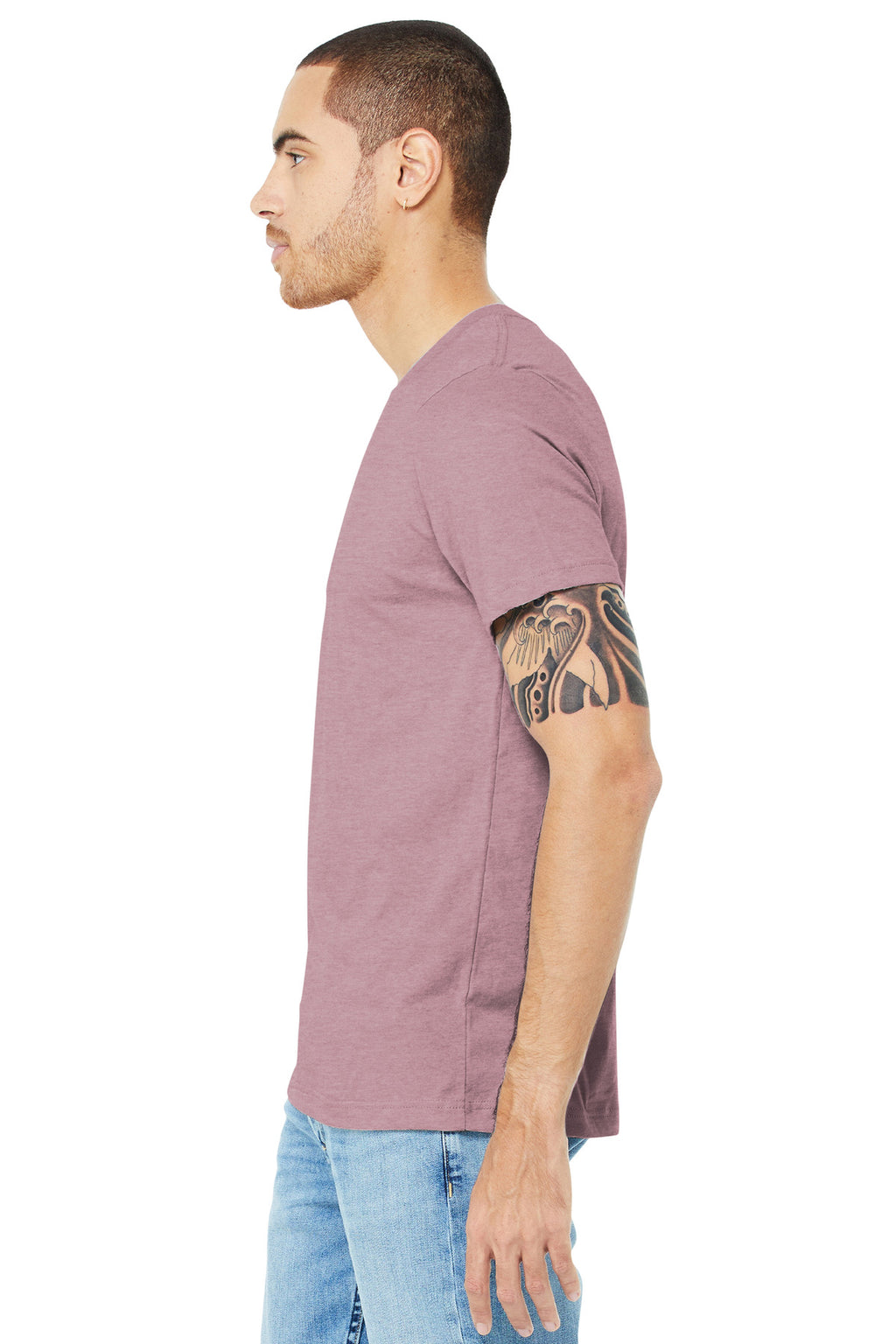Ht Orchid BELLA+CANVAS Unisex Heather CVC Short Sleeve Tee. BC3001CVC