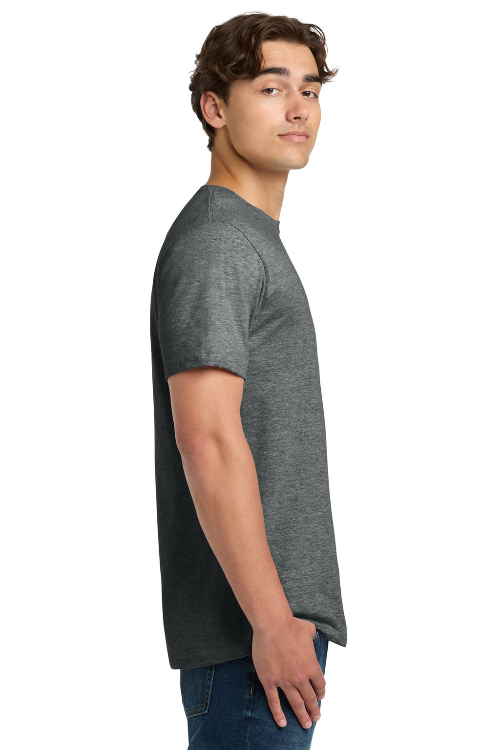 HtDkGrey Gildan Softstyle T-Shirt. 64000