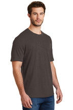 Hthr Brown District Perfect Blend CVC Tee. DM108