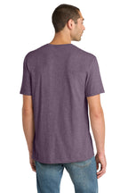 Hthr Eggplant District Perfect Blend CVC Tee. DM108