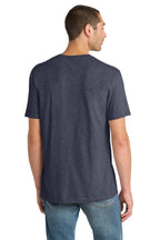 Hthr Navy District Perfect Blend CVC Tee. DM108