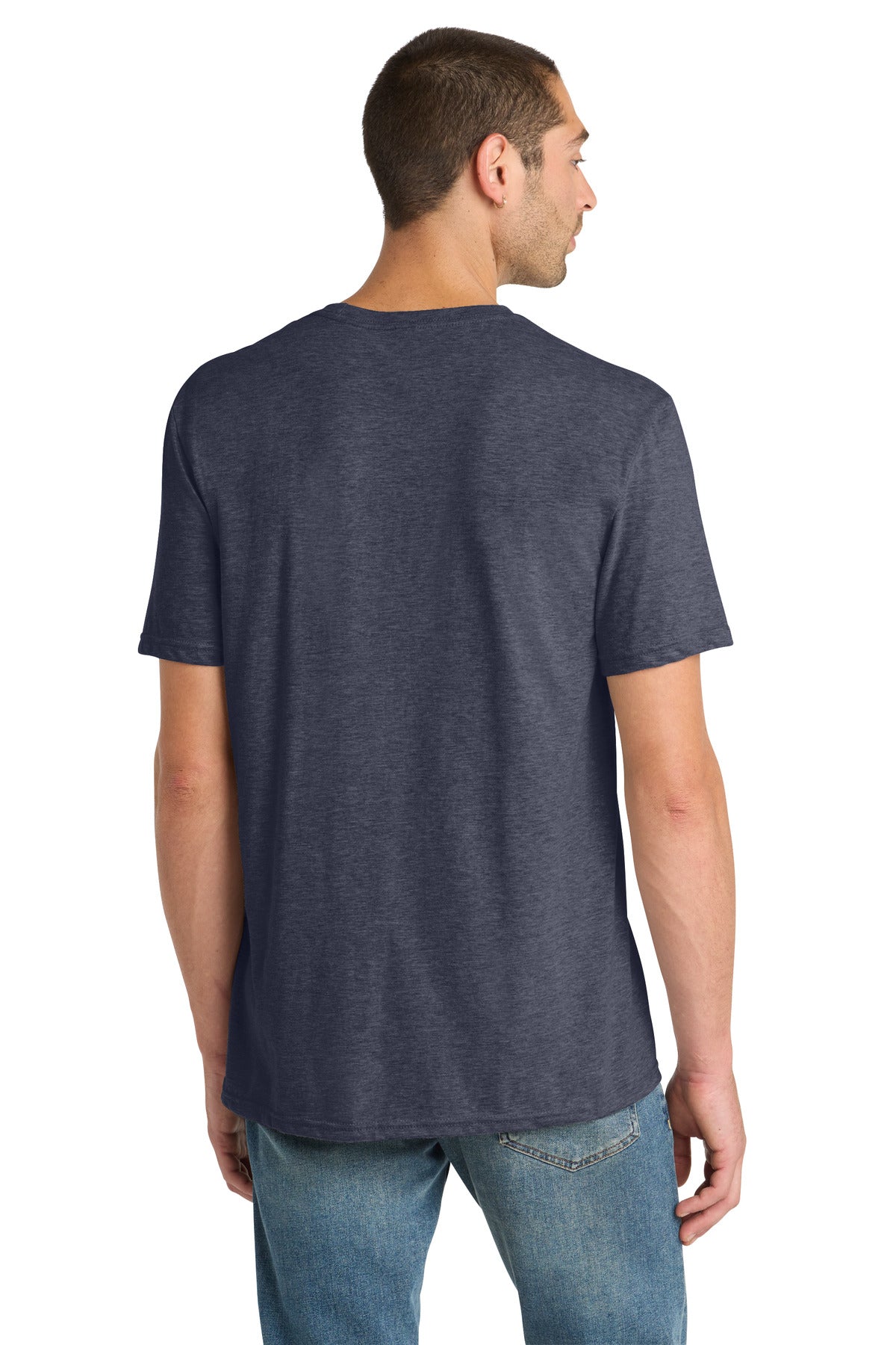 Hthr Navy District Perfect Blend CVC Tee. DM108