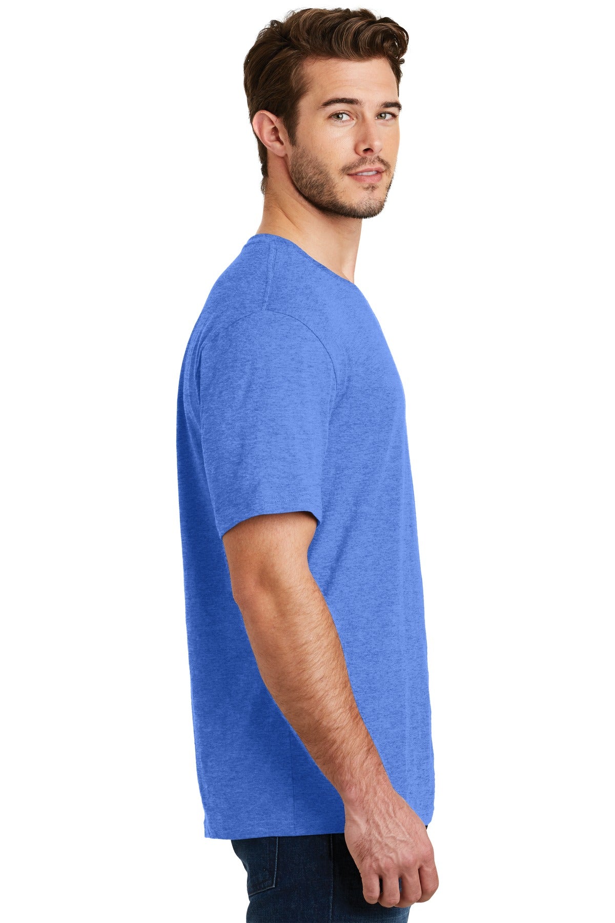 Hthr Royal District Perfect Blend CVC Tee. DM108