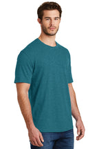Hthr Teal District Perfect Blend CVC Tee. DM108