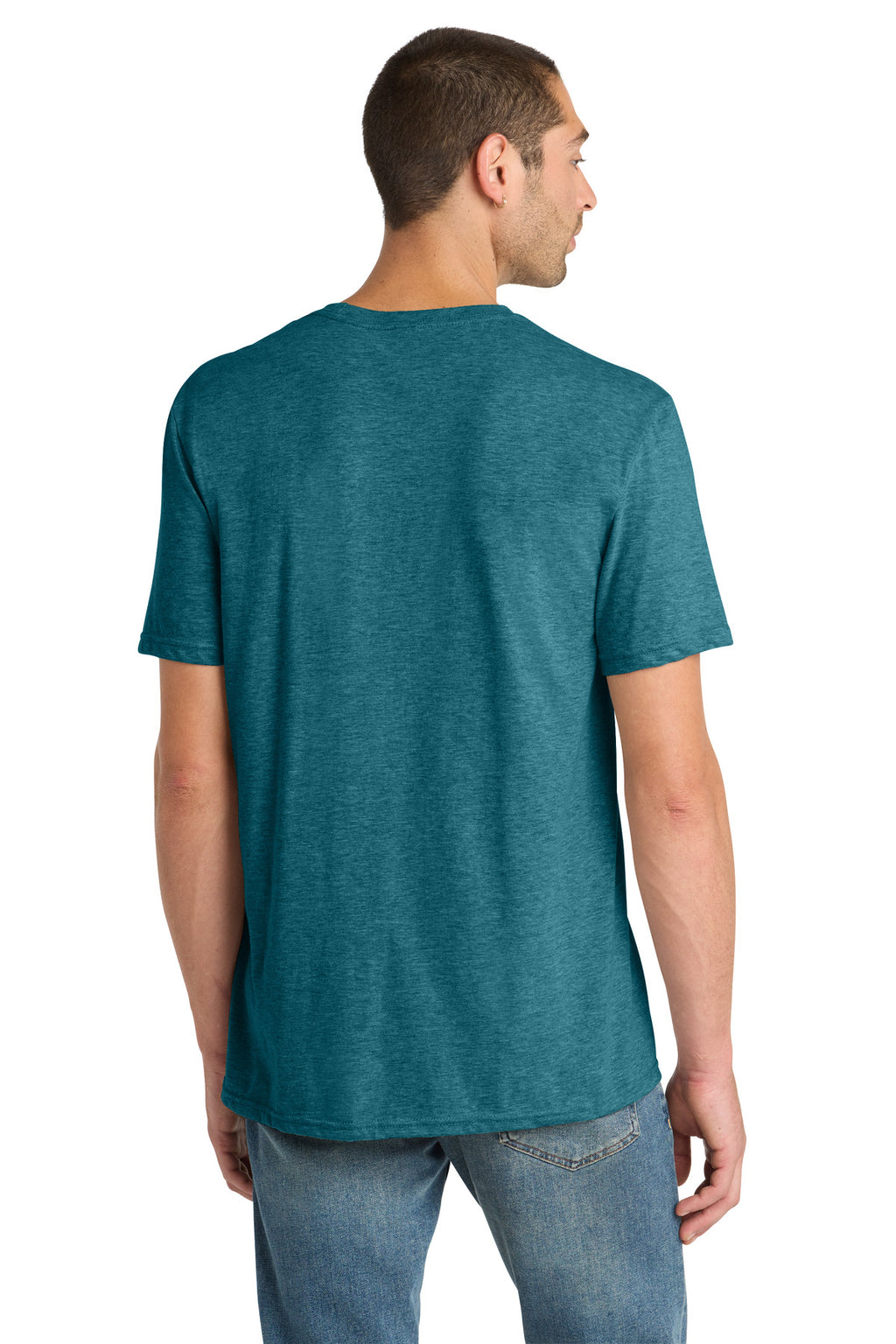 Hthr Teal District Perfect Blend CVC Tee. DM108