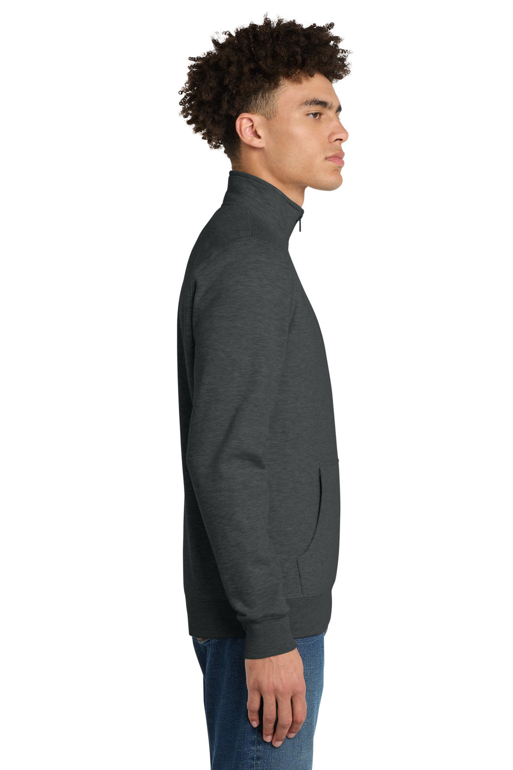 Hthrd Charcoal District V.I.T. Fleece 1/4-Zip DT6106
