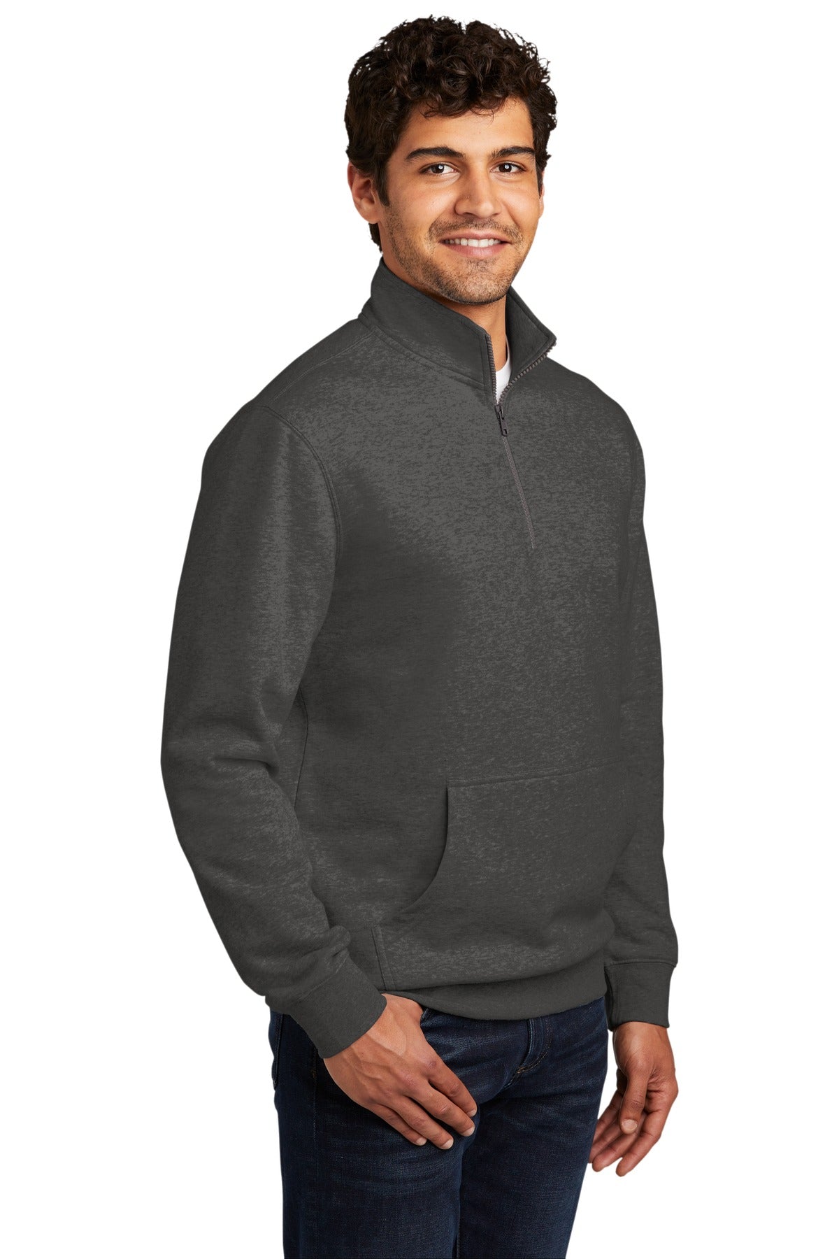 Hthrd Charcoal District V.I.T. Fleece 1/4-Zip DT6106
