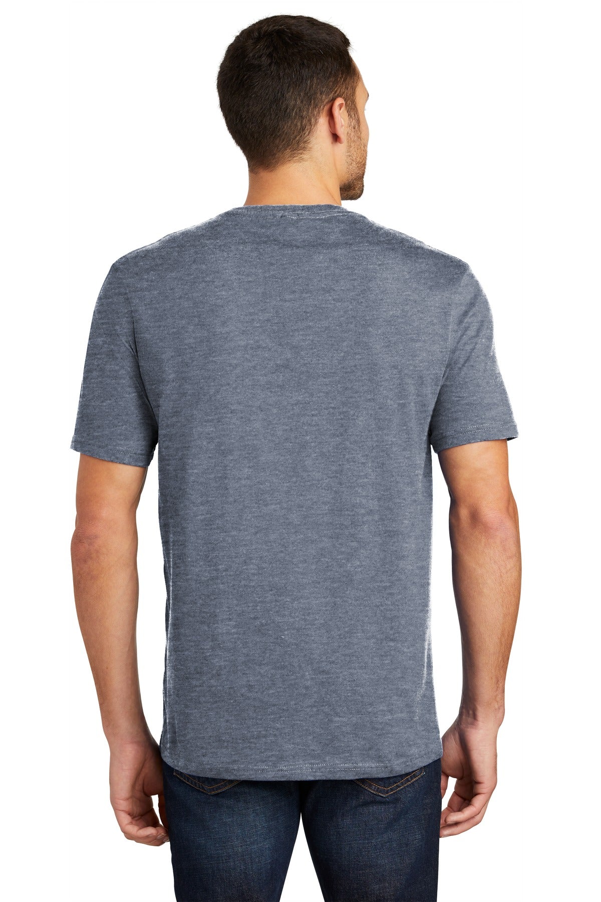 Hthrd Navy District Perfect Weight Tee. DT104