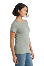 HthrdGrey District Women's Perfect Tri Tee. DM130L
