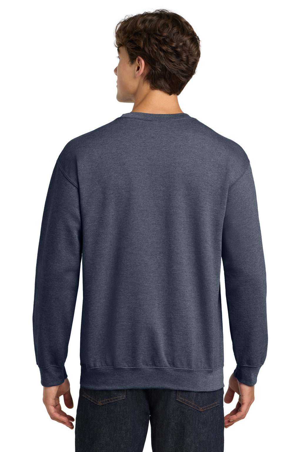 HthrDkNavy Gildan Heavy Blend Crewneck Sweatshirt. 18000