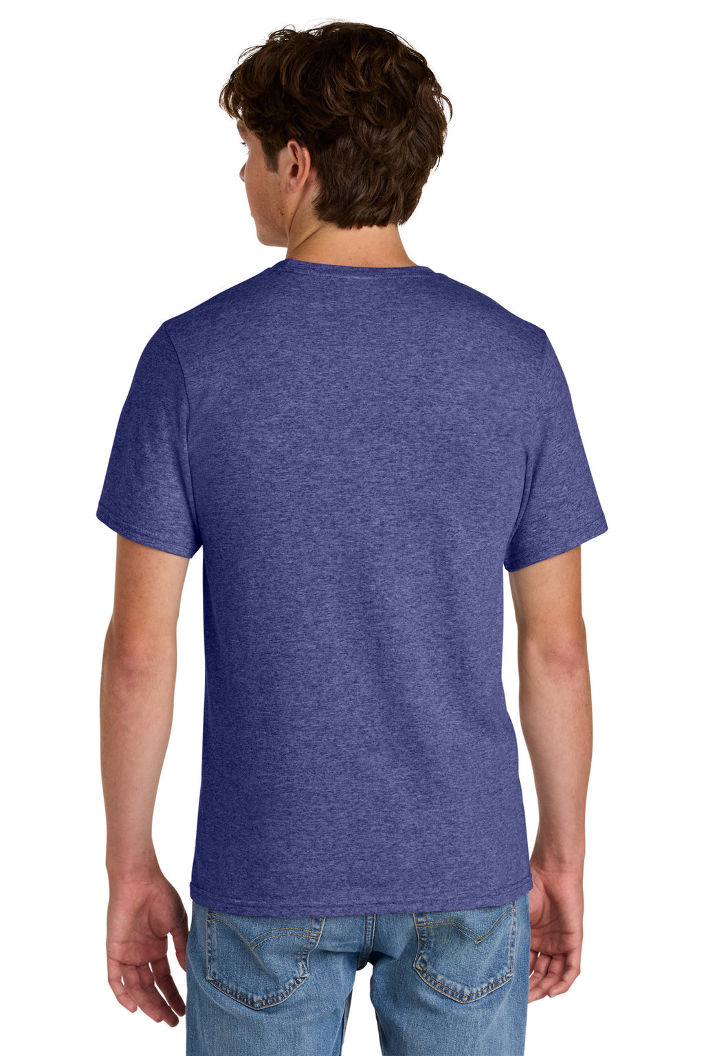 HthrPurple Port & Co Easy Cotton Tee PC43