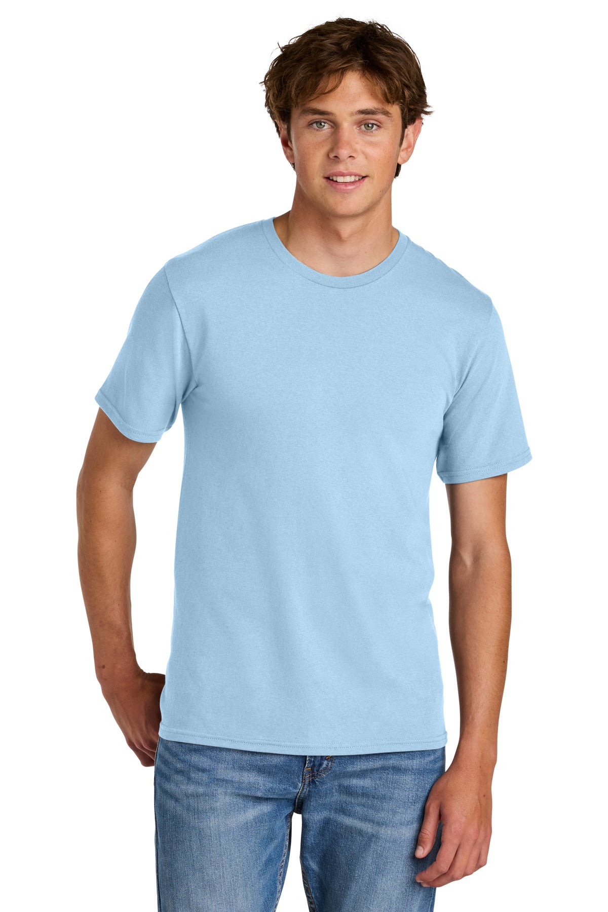 IceBlue Port & Co Easy Cotton Tee PC43