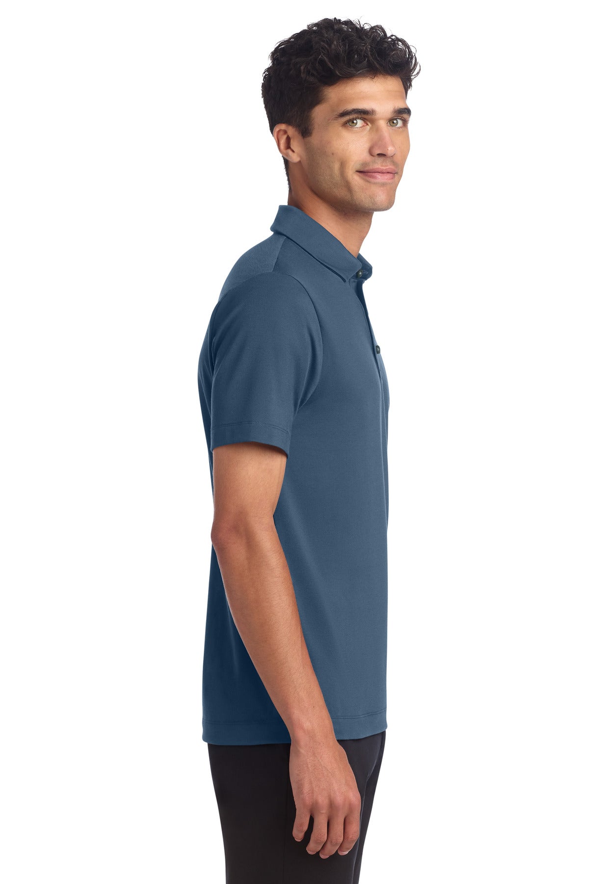 InsBlue Mercer+Mettle Stretch Jersey Polo MM1014