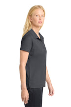 Iron Grey Sport-Tek Women's Micropique Sport-Wick Polo. LST650