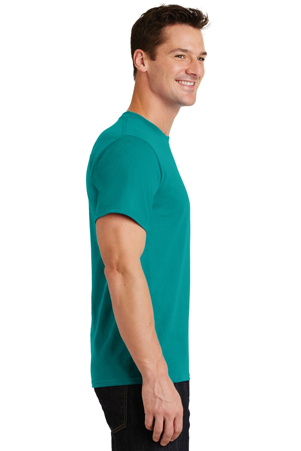 Jade Green Port & Co Essential Tee. PC61