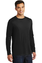 Jet Black District Perfect Weight Long Sleeve Tee. DT105