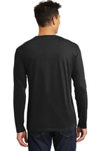 Jet Black District Perfect Weight Long Sleeve Tee. DT105