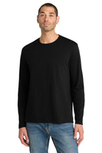 Jet Black District Perfect Weight Long Sleeve Tee. DT105