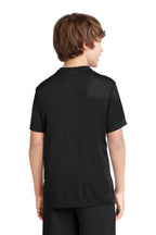 Jet Black Port & Co Youth Performance Tee. PC380Y