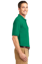 Kelly Green Port Authority Silk Touch Polo K500