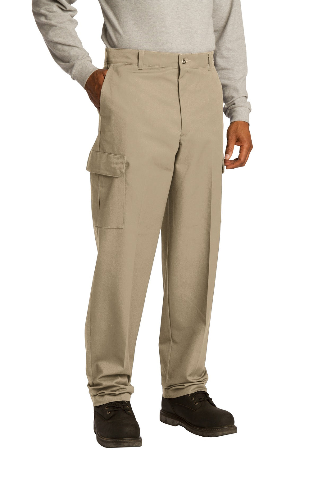 Khaki Red Kap Industrial Cargo Pant. PT88