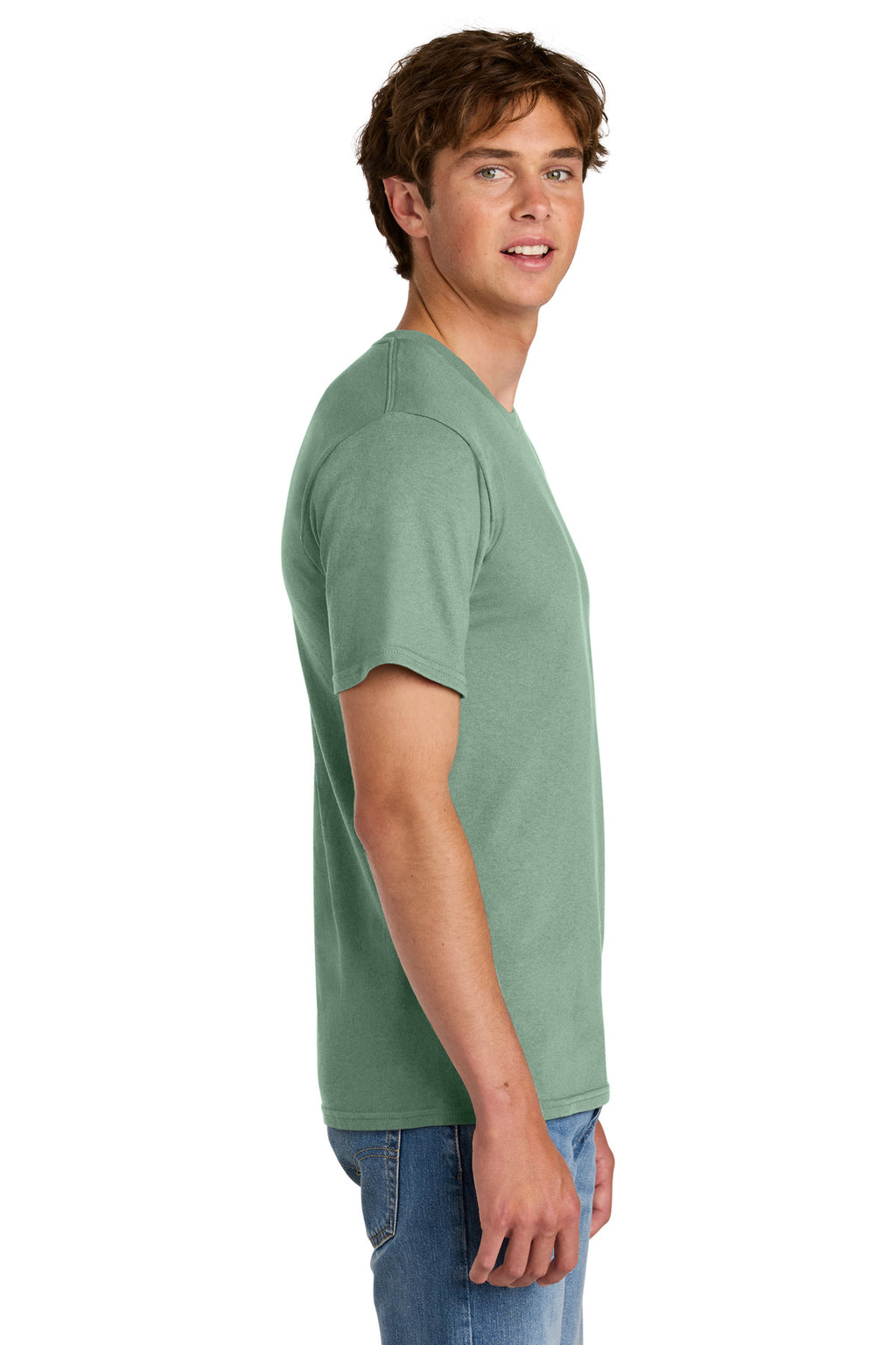 LaurelGrn Port & Co Easy Cotton Tee PC43