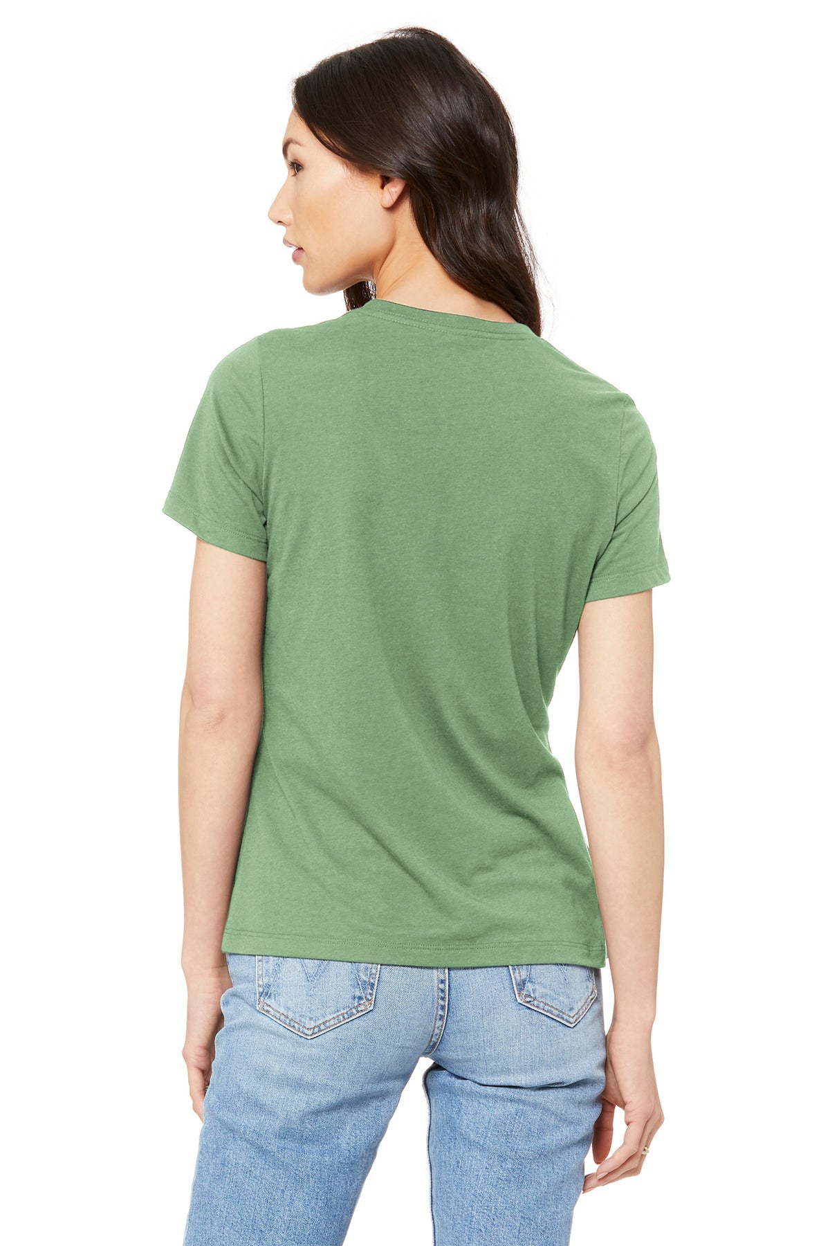 Leaf BELLA+CANVAS Women's Relaxed Jersey Short Sleeve Tee. BC6400