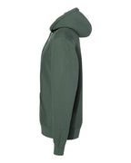Left View of Alpine Green Legend - Premium Heavyweight Cross-Grain Hooded Sweatshirt - IND5000P