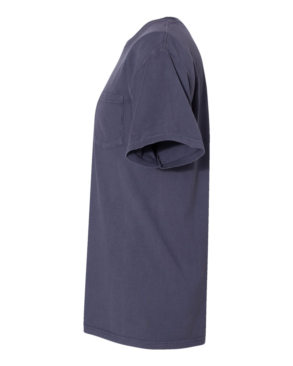 Left View of Anchor Slate Garment-Dyed Pocket T-Shirt - GDH150