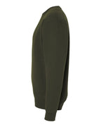Left View of Army Heavyweight Crewneck Sweatshirt - IND3000