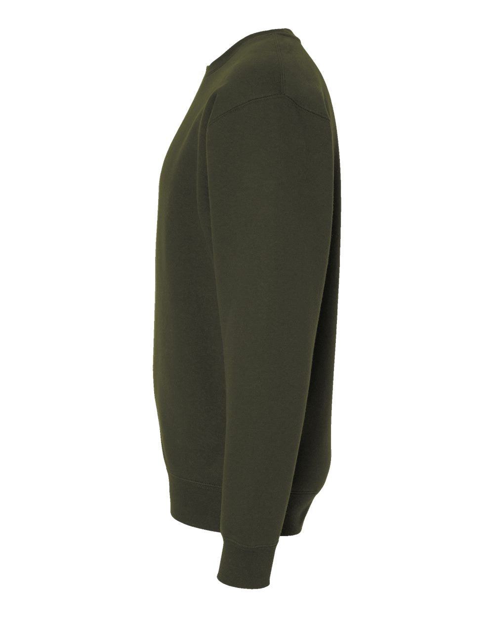 Left View of Army Heavyweight Crewneck Sweatshirt - IND3000