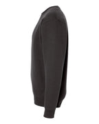 Left View of Asphalt Heavyweight Crewneck Sweatshirt - IND3000