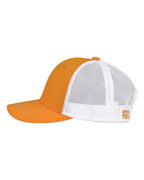 Left View of Athletic Gold/ White Everyday Trucker Cap - GB452E