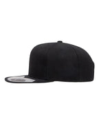 Left View of Black 110® Snapback Cap - 110F