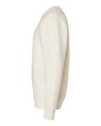 Left View of Bone Heavyweight Crewneck Sweatshirt - IND3000