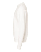 Left View of Bone Midweight Crewneck Sweatshirt - SS3000