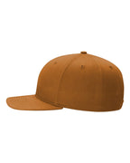 Left View of Caramel Twill Back Trucker Cap - 312