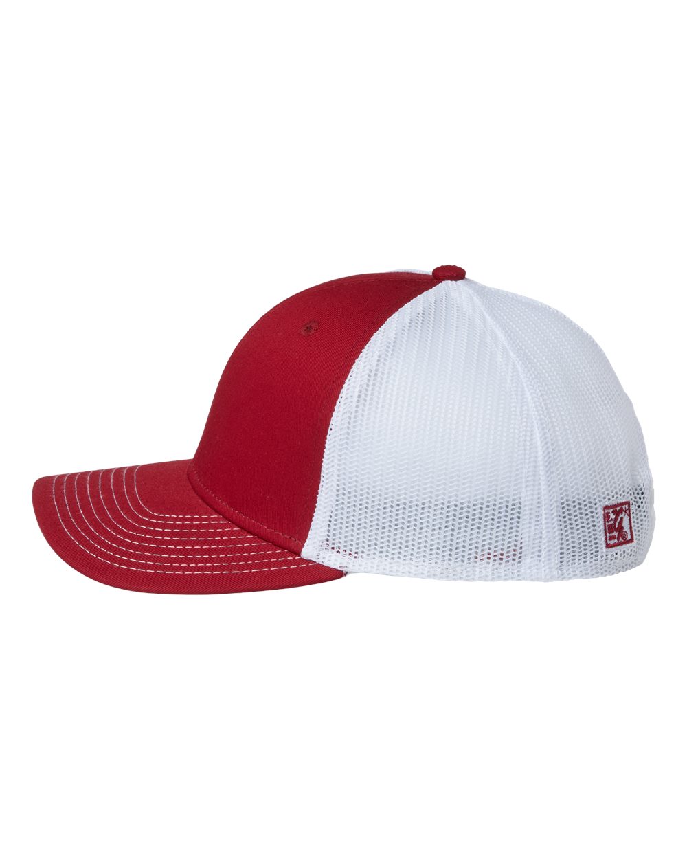 Left View of Cardinal/ White Everyday Trucker Cap - GB452E