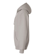 Left View of Cement Heavyweight Hooded Sweatshirt - IND4000