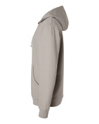 Left View of Cement Midweight Hooded Sweatshirt - SS4500