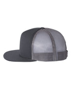 Left View of Charcoal Foamie Trucker Cap - 113