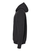 Left View of Charcoal Heather Legend - Premium Heavyweight Cross-Grain Hooded Sweatshirt - IND5000P