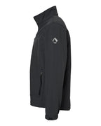 Left View of Charcoal Motion Soft Shell Jacket - 5350